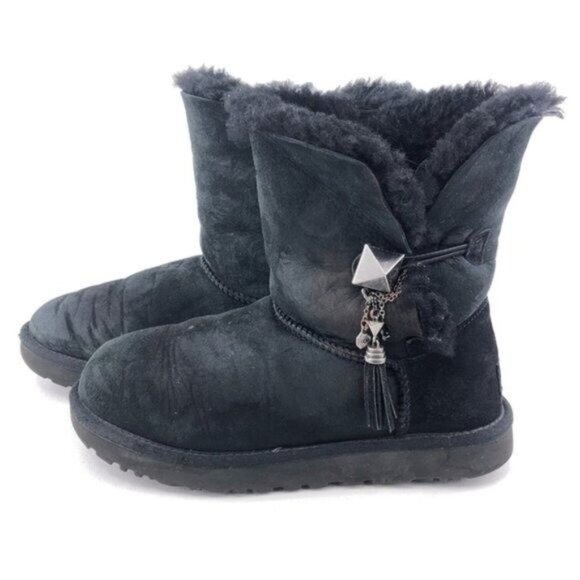 UGG Lilou Charm Sheepskin Winter Boots - Picture 2 of 12